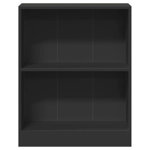 vidaXL Boekenkast 60x24x76 cm bewerkt hout zwart