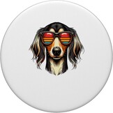 Telefoongrip Saluki Hond Retro Zonnebril - 72% Korting