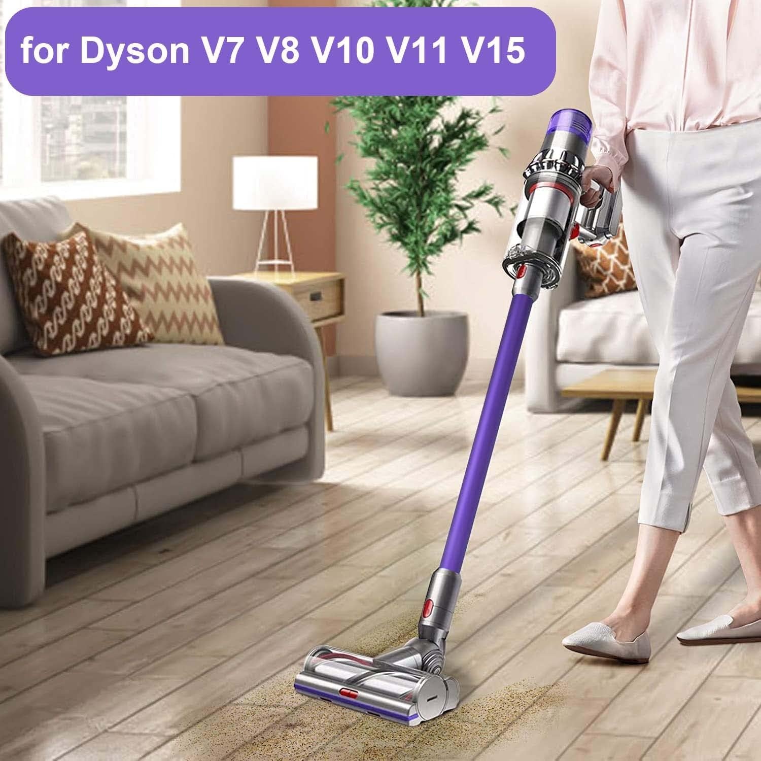 verlengbuis met snelsluiting voor Dyson V15 V11 V10 V8 V7 steelstofzuiger, reserveonderdelen verlengstang is 72cm, paarse buis accessoires