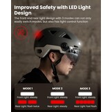 ILM Slimme Fietshelm met Bluetooth en LED Verlichting - NTA8776/CE/CPSC Gecertificeerd - Maat L-XL - Zwart