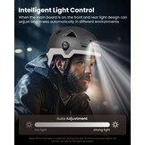 ILM Slimme Fietshelm met Bluetooth en LED Verlichting - NTA8776/CE/CPSC Gecertificeerd - Maat L-XL - Zwart