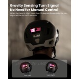 ILM Slimme Fietshelm met Bluetooth en LED Verlichting - NTA8776/CE/CPSC Gecertificeerd - Maat L-XL - Zwart