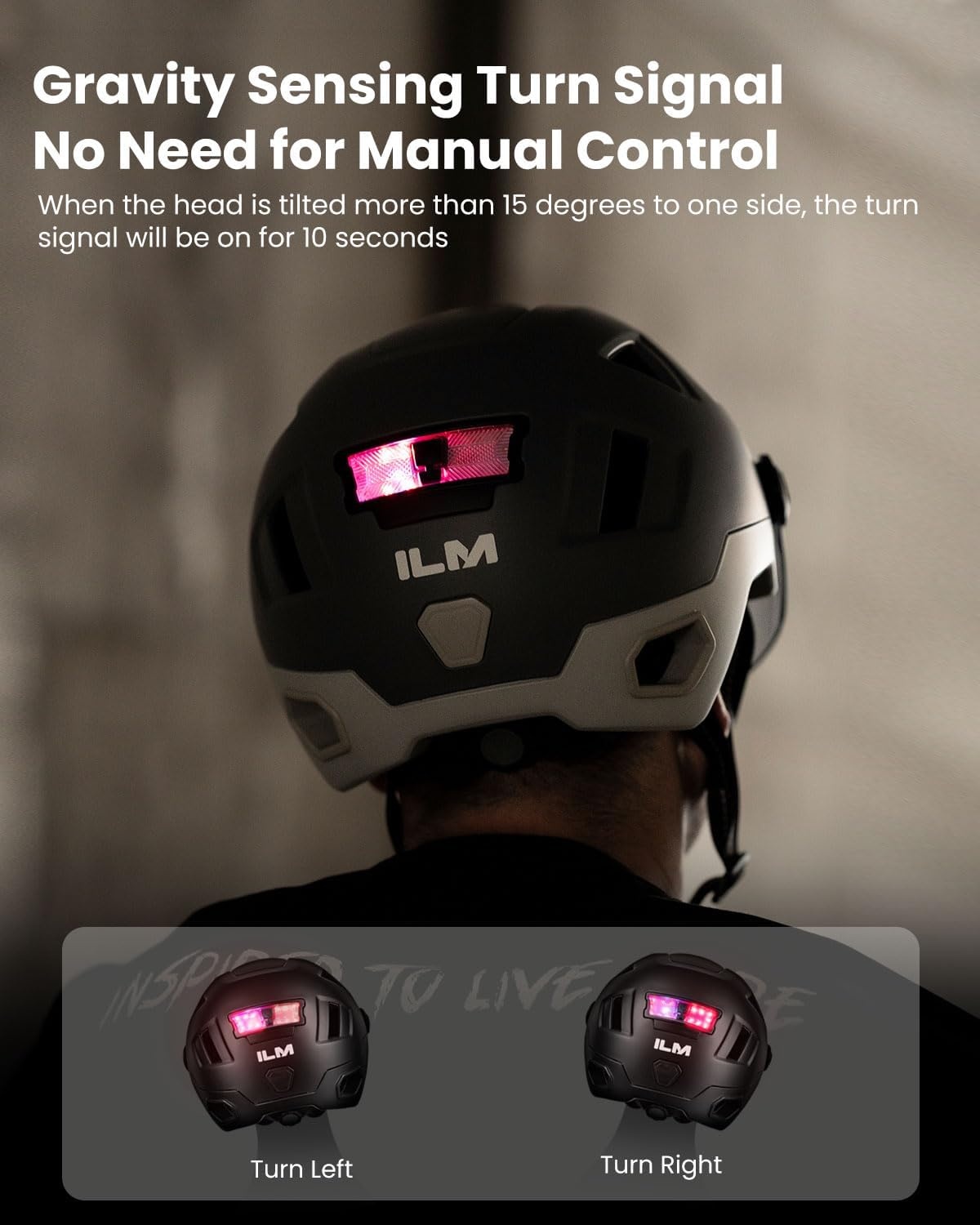 ILM Slimme Fietshelm met Bluetooth en LED Verlichting - NTA8776/CE/CPSC Gecertificeerd - Maat L-XL - Zwart