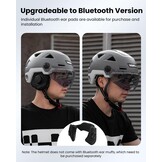 ILM Slimme Fietshelm met Bluetooth en LED Verlichting - NTA8776/CE/CPSC Gecertificeerd - Maat L-XL - Zwart