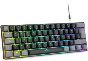 Mechanisch Gaming Toetsenbord 60% QWERTZ - Tri-Modi, RGB & 72% Korting