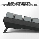 Rii Mechanisch toetsenbord, draadloos, gaming Bluetooth met RGB, tri-modi gaming toetsenbord QWERTZ (BT5.0 + 2,4 GHz)