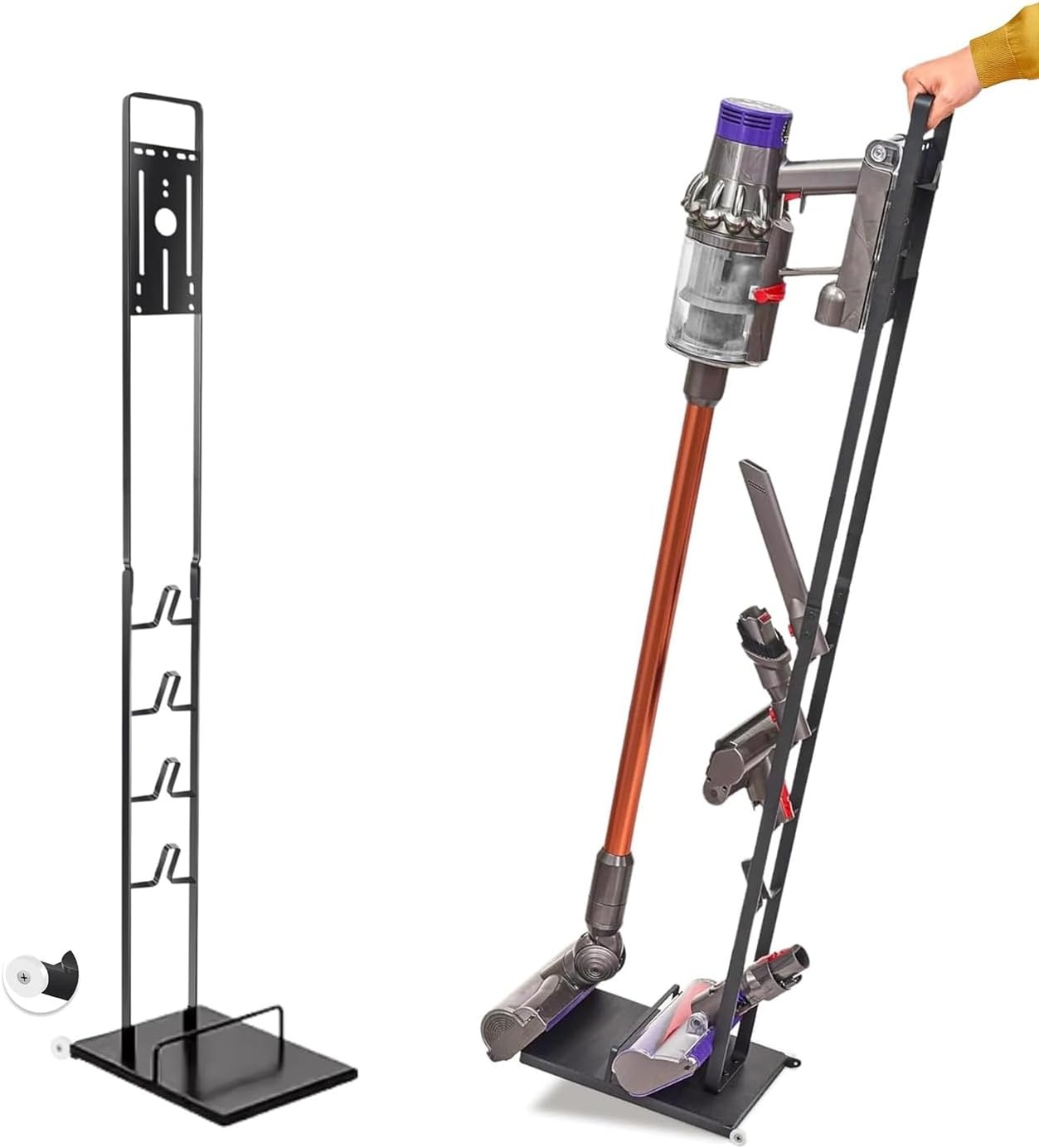 Vacuüm Standhouder Station Compatibel voor Dyson V15 V6 V7 V8 V10 V11 DC58 DC59 DC62 DC74, Stofzuigerstandaard vloerhouder zonder boren van de muur