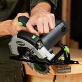 Duplex Pro 76321L Cirkelzaag, 1400 W, 5500 tpm, geleiderail, lemmet 185 mm, maximaal 62 mm (90 graden), 46 mm (45 graden), parallelaanslag, elektrische zaag voor hout, kunststof en metaal.