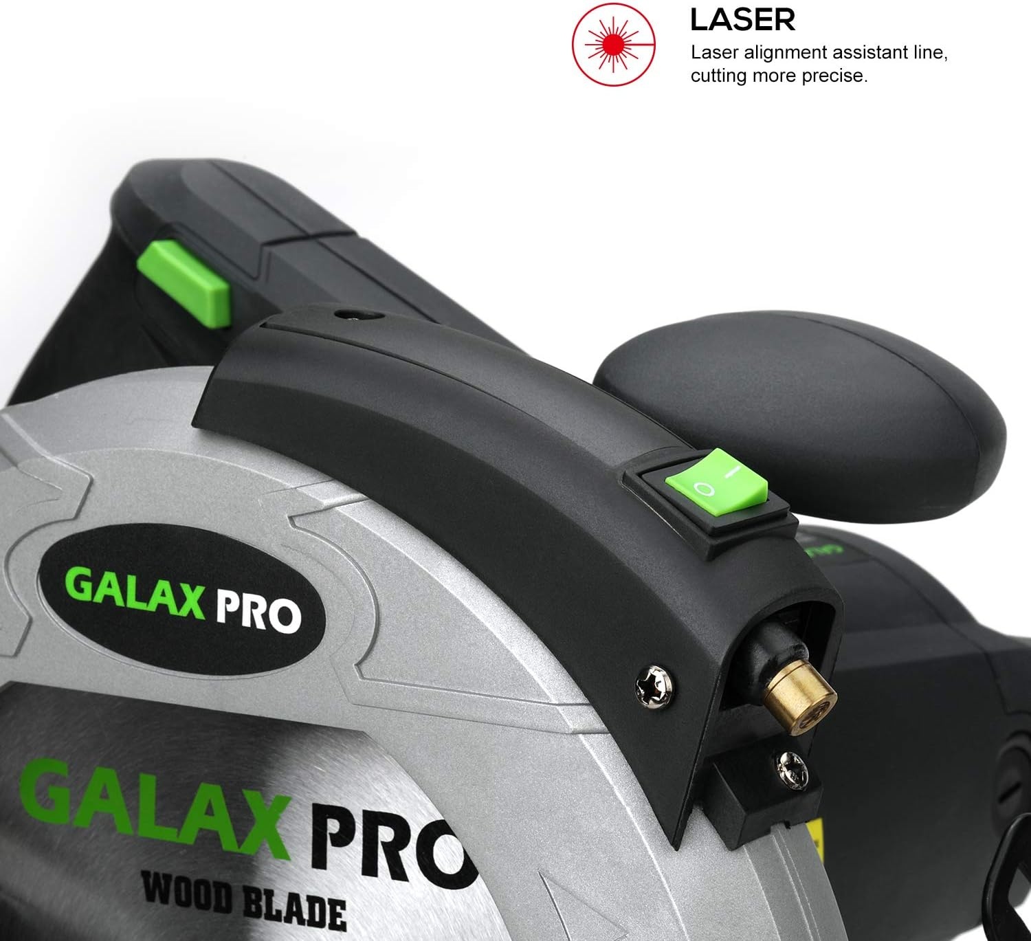 Duplex Pro 76321L Cirkelzaag, 1400 W, 5500 tpm, geleiderail, lemmet 185 mm, maximaal 62 mm (90 graden), 46 mm (45 graden), parallelaanslag, elektrische zaag voor hout, kunststof en metaal.