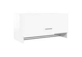 vidaXL Kledingkast Hoogglans Wit - Compacte Opberger (80% Korting)