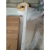 vidaXL Kledingkast 70x32,5x35 cm bewerkt hout hoogglans wit