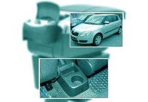 Middenconsole Armsteun Zwart Skoda Fabia II (2007-2014) - 48% Korting