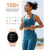 Smartwatch Dames Rose Goud - 1.3" Kleurendisplay - 74% Korting