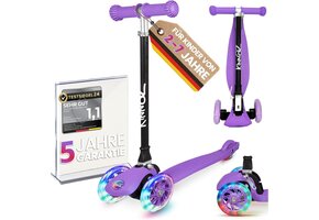 Kinderstep 3-wieler Kinnaz One met LED wielen - 29% Korting!