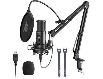 MAONO USB Microfoon: 192 kHz/24-bit voor Streamen & YouTube (-34%)