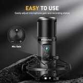 MAONO USB Microfoon: 192 kHz/24-bit voor Streamen & YouTube (-34%)