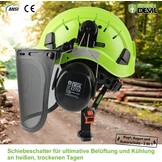 Veiligheidshelm Bosbouw 3-in-1 met Gehoorbescherming - 29% Korting!
