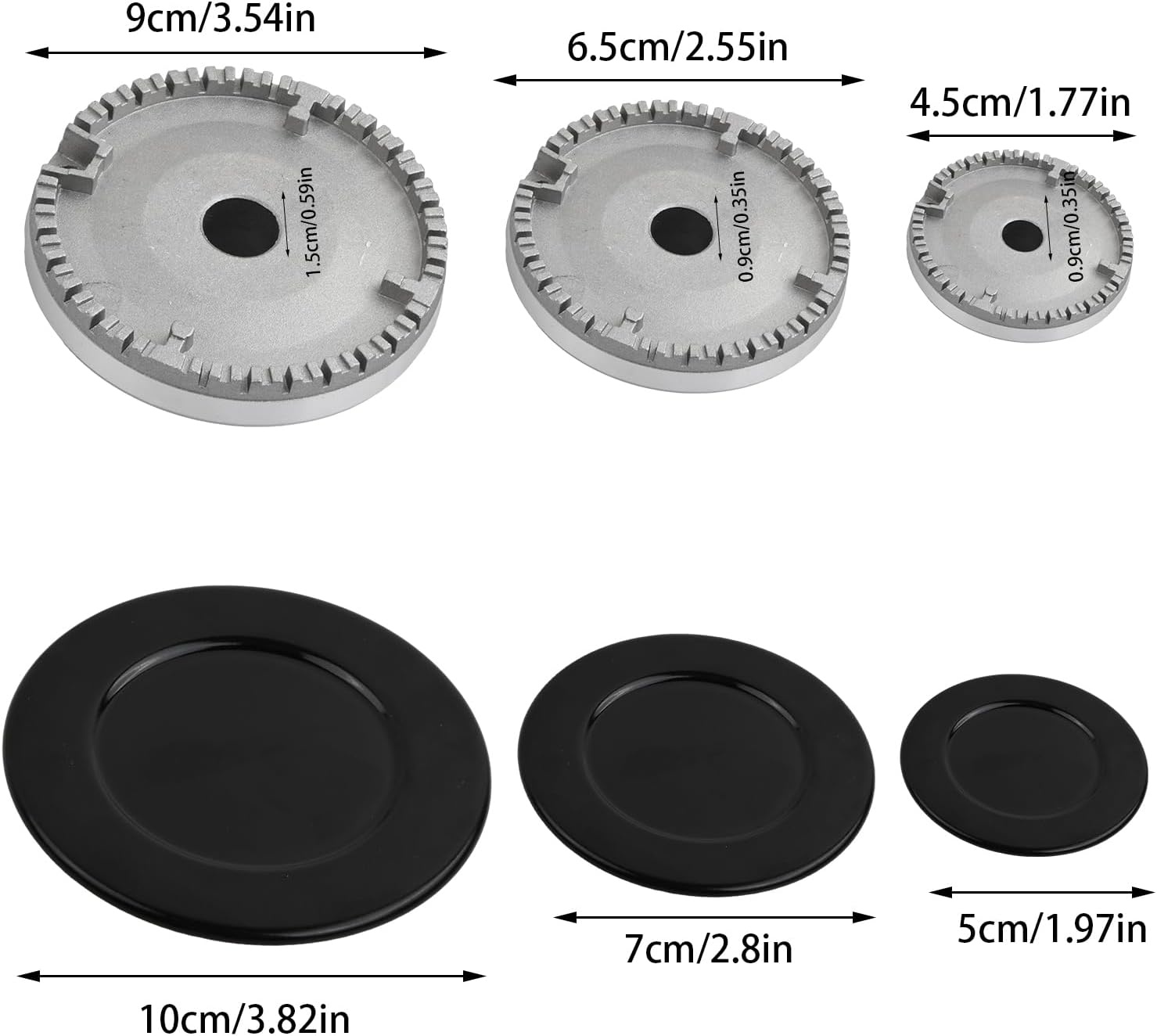Universele Gasfornuis Branderkap Set (4 Stuks) - 32% Korting!