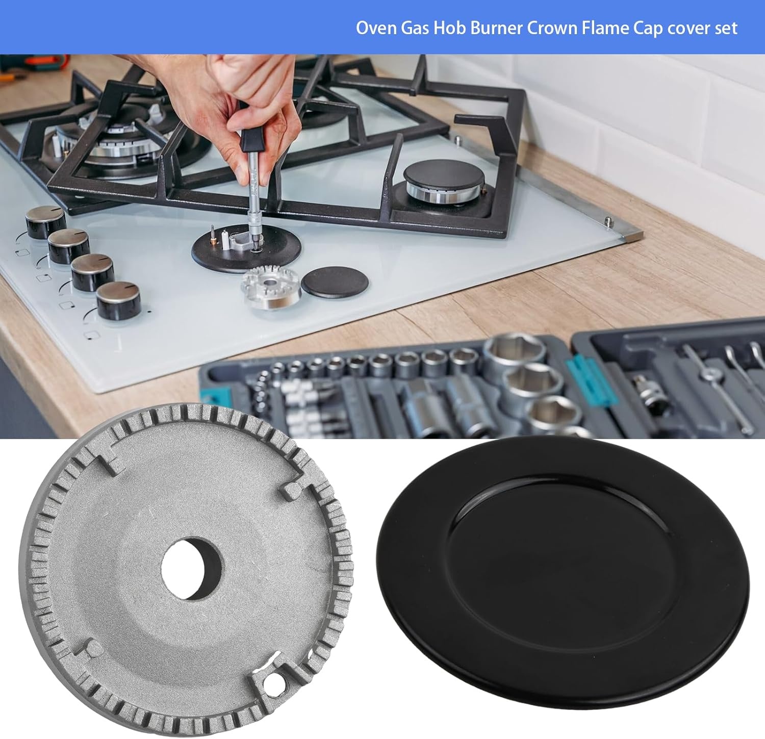 Universele Gasfornuis Branderkap Set (4 Stuks) - 32% Korting!