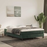 vidaXL Pocketveringmatras 140x220cm Donkergroen - 30% Korting!