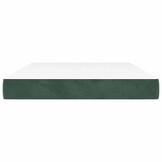 vidaXL Pocketveringmatras 140x220cm Donkergroen - 30% Korting!