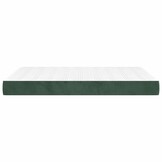 vidaXL Pocketveringmatras 140x220cm Donkergroen - 30% Korting!