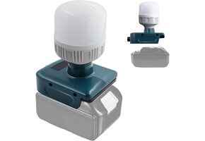 LED Bouwlamp voor Makita 18V | 12W E27 | Instelbaar 150-1300 lumen | -66%