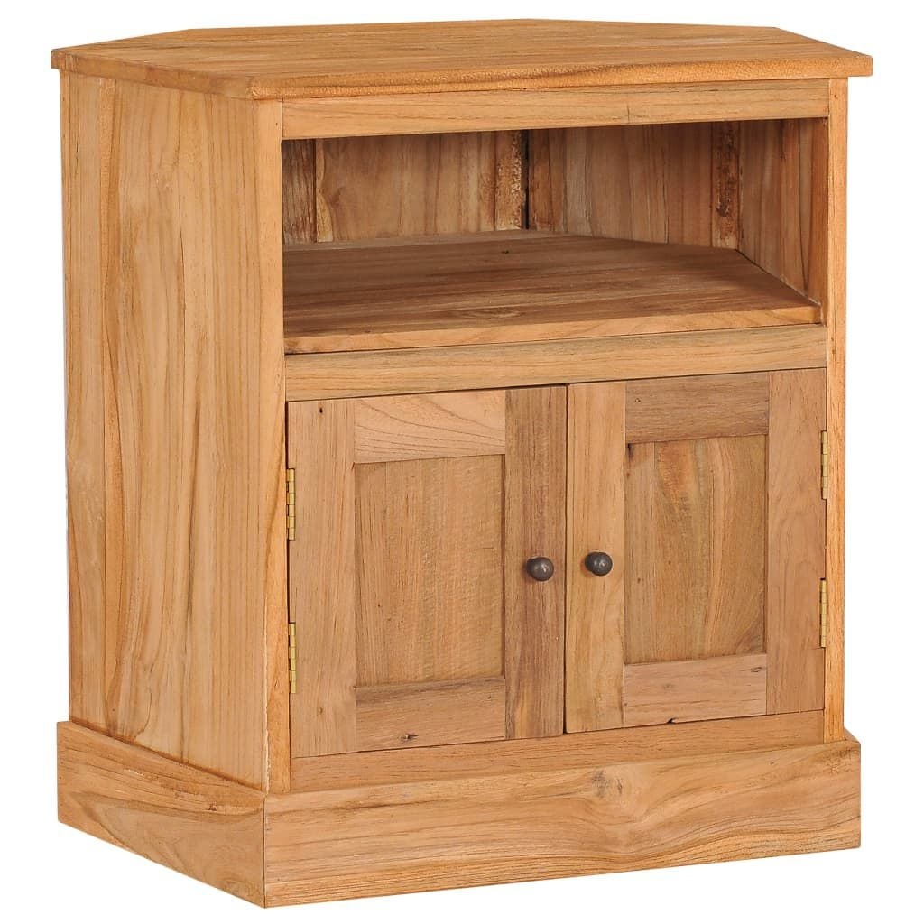 vidaXL Hoekkast Massief Teakhout 60x45x60 cm - 35% Korting
