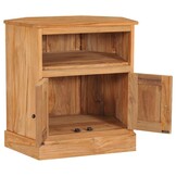 vidaXL Hoekkast Massief Teakhout 60x45x60 cm - 35% Korting