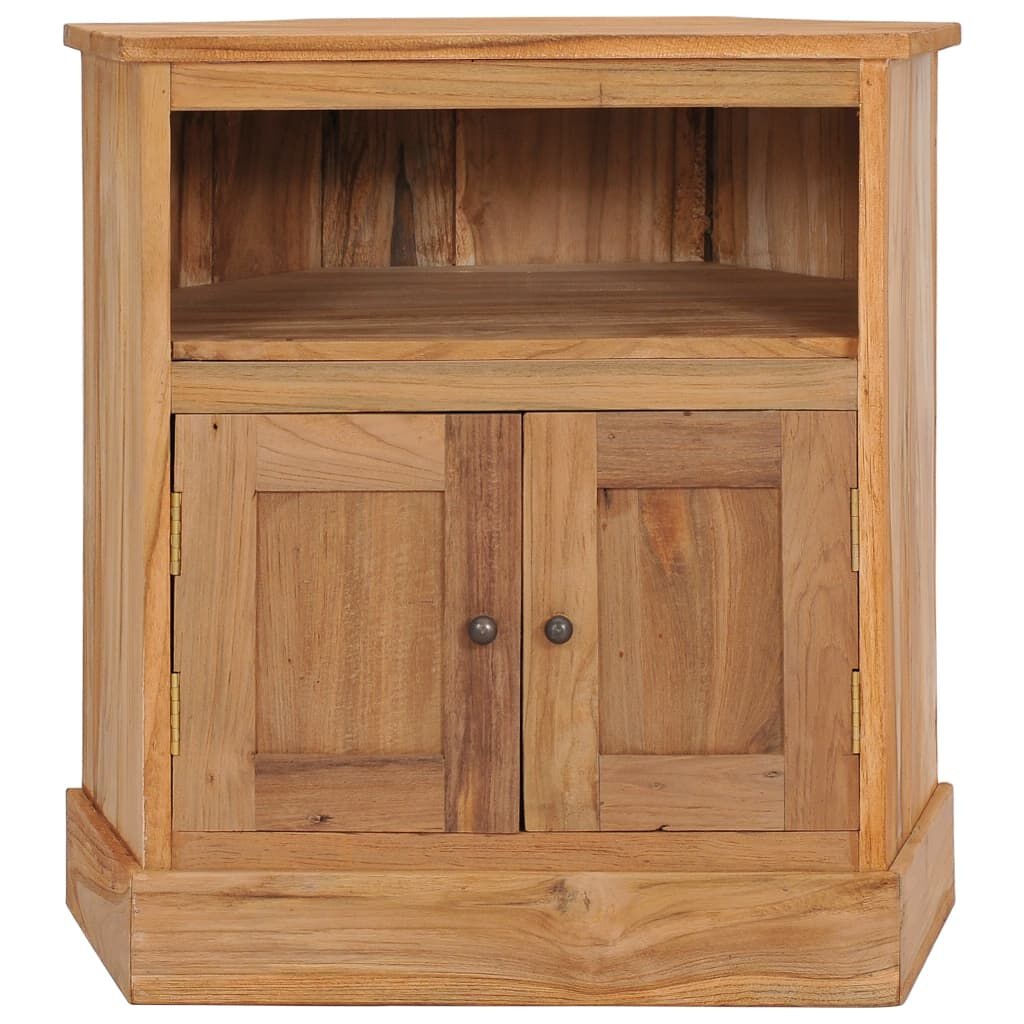 vidaXL Hoekkast Massief Teakhout 60x45x60 cm - 35% Korting