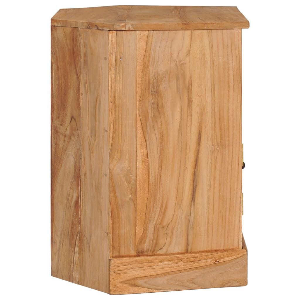 vidaXL Hoekkast Massief Teakhout 60x45x60 cm - 35% Korting