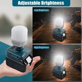 LED Bouwlamp voor Makita 18V Accu | 12W | -54% Korting