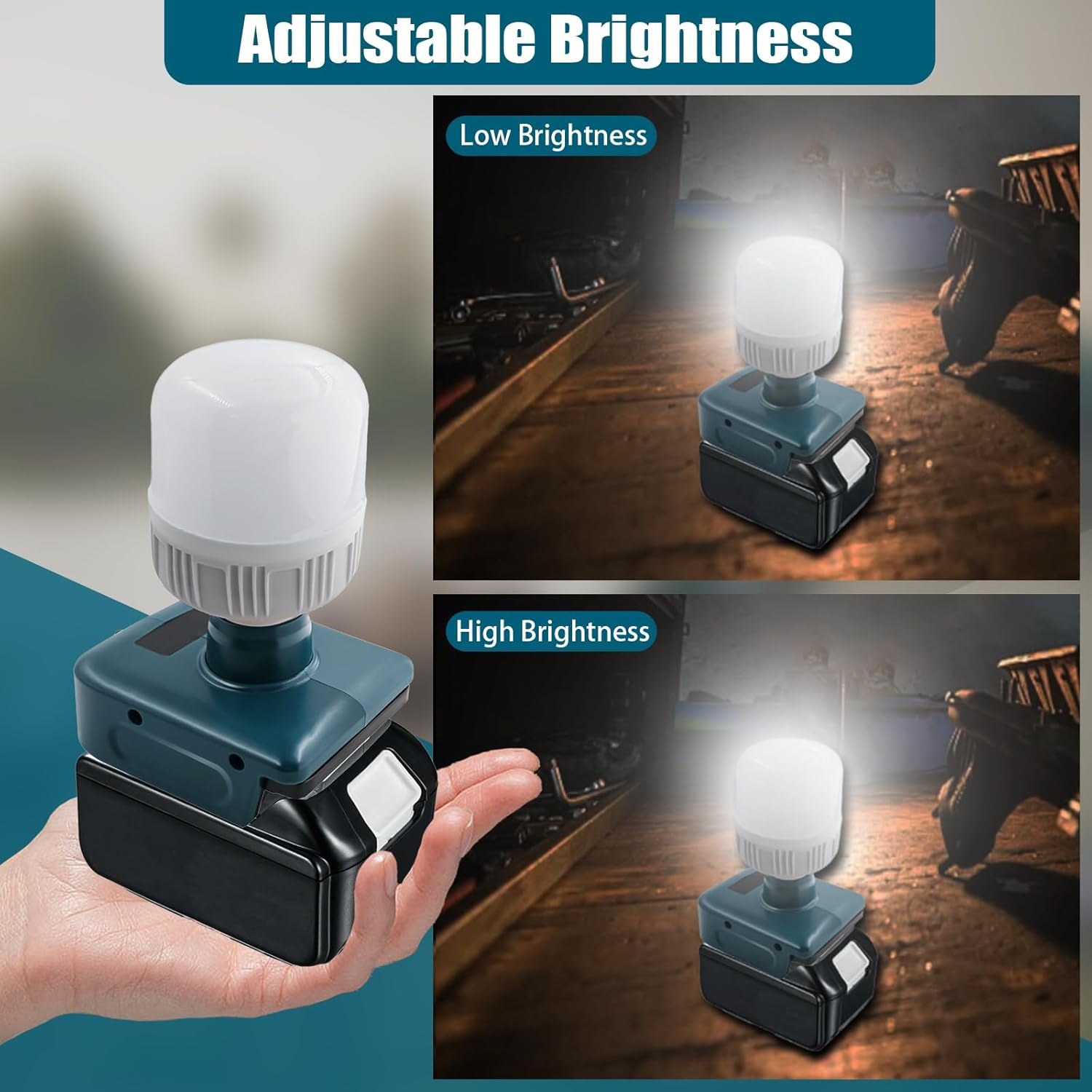 LED Bouwlamp voor Makita 18V Accu | 12W | -54% Korting