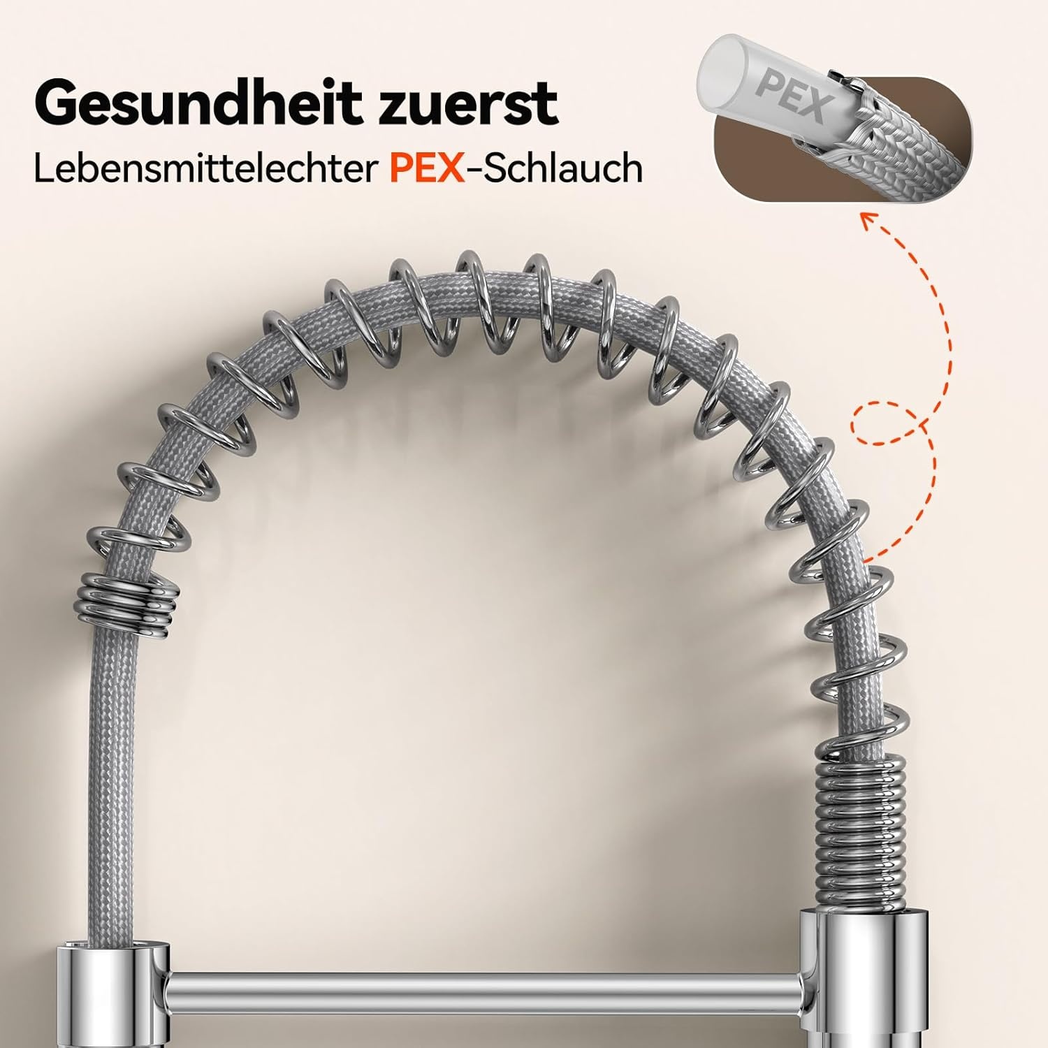 Keukenkraan RVS met Uittrekbare Douche - 28% Korting