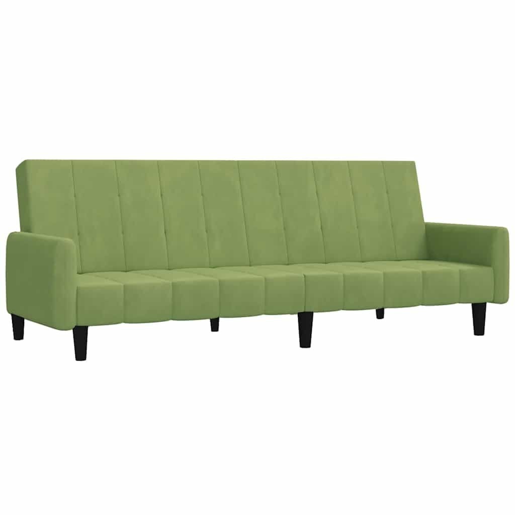 vidaXL Slaapbank Fluweel Lichtgroen - 35% Korting!