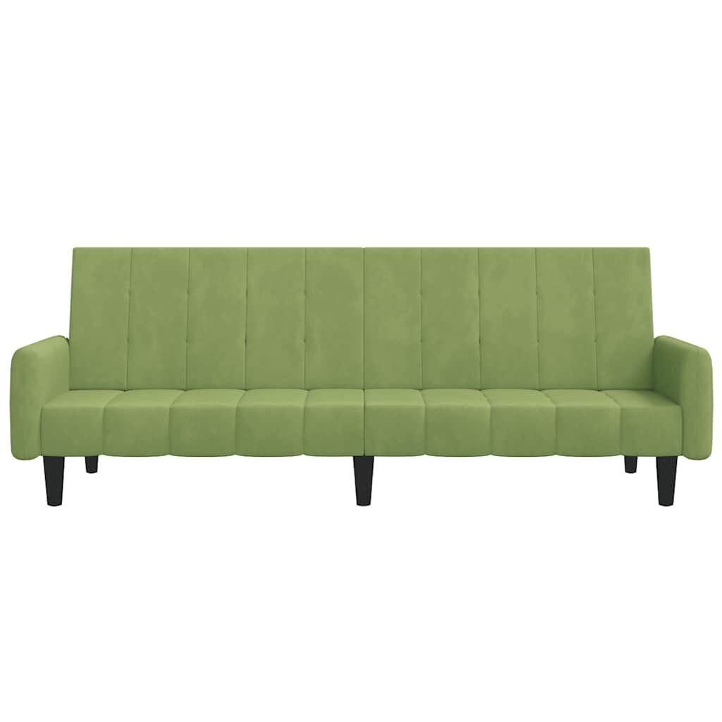 vidaXL Slaapbank Fluweel Lichtgroen - 35% Korting!