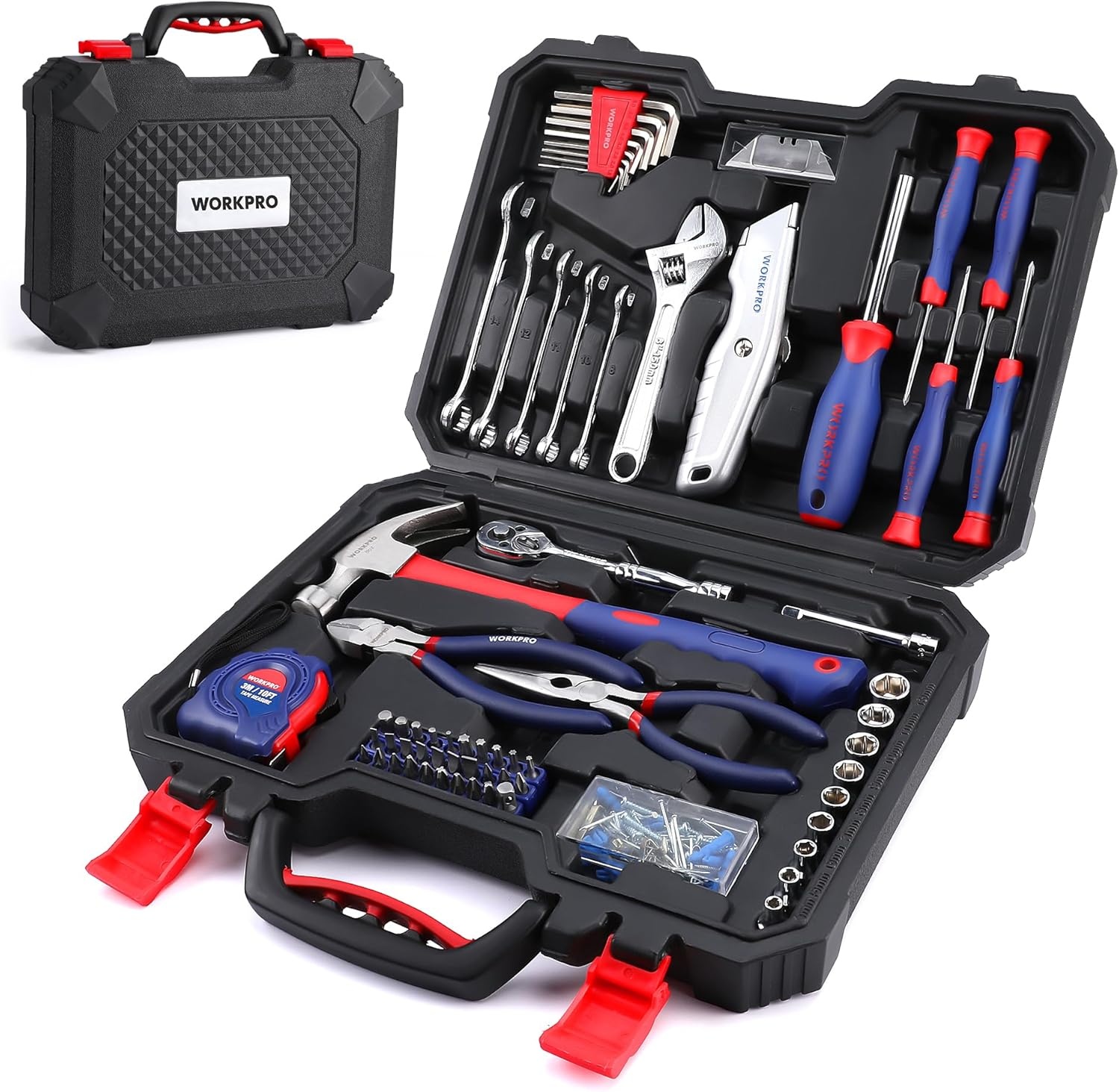WORKPRO 160-delige Gereedschapskoffer - 58% Korting!