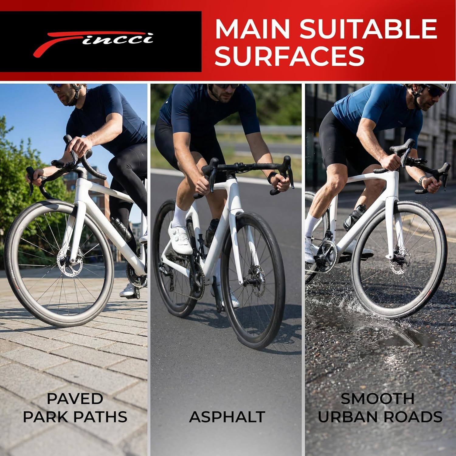 Fincci Racefietsbanden 700x23c - 34% Korting!