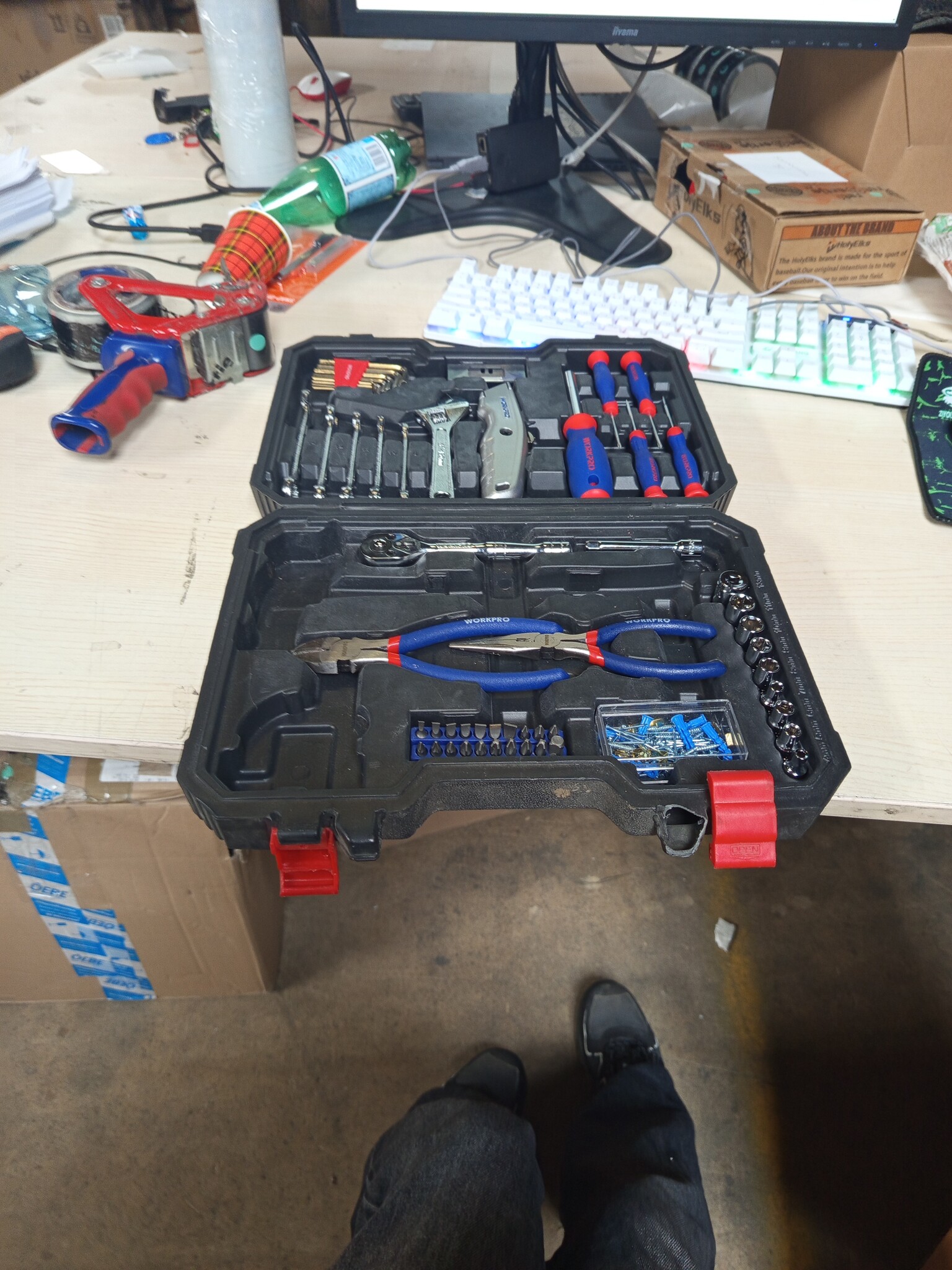 WORKPRO 160-delige Gereedschapskoffer - 58% Korting!