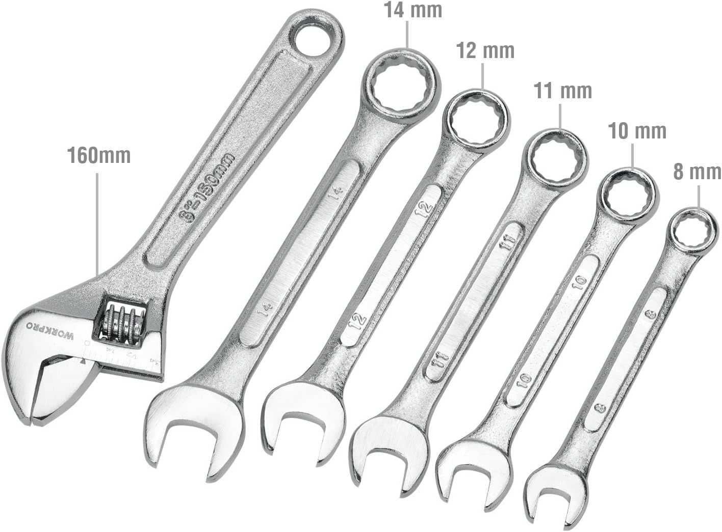 WORKPRO 160-delige Gereedschapskoffer - 58% Korting!