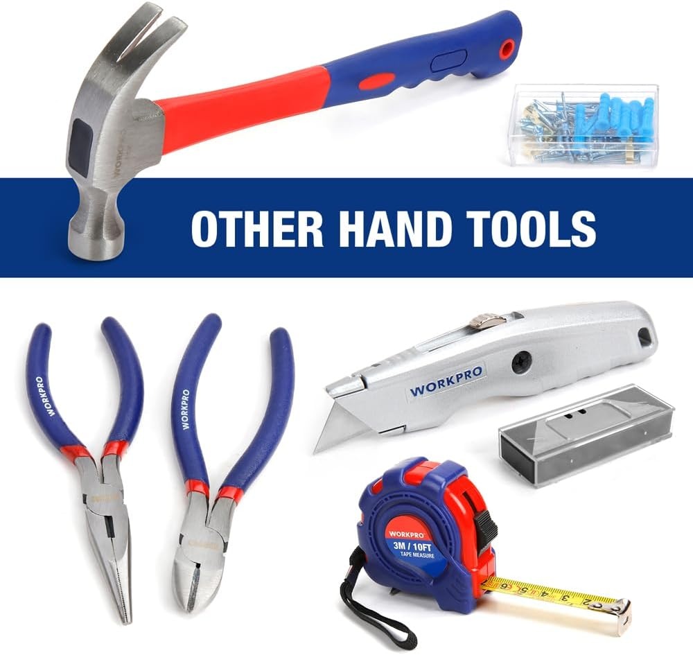 WORKPRO 160-delige Gereedschapskoffer - 58% Korting!