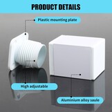 4x Verstelbare Witte Aluminium Meubelpoten 6cm - 29% Korting!