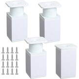 4x Verstelbare Witte Aluminium Meubelpoten 6cm - 29% Korting!