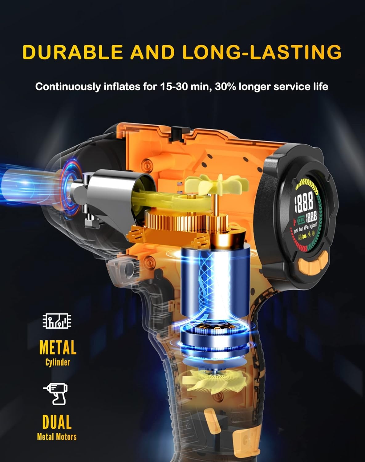 AUTDER Accu Luchtcompressor 180 PSI - 29% Korting!