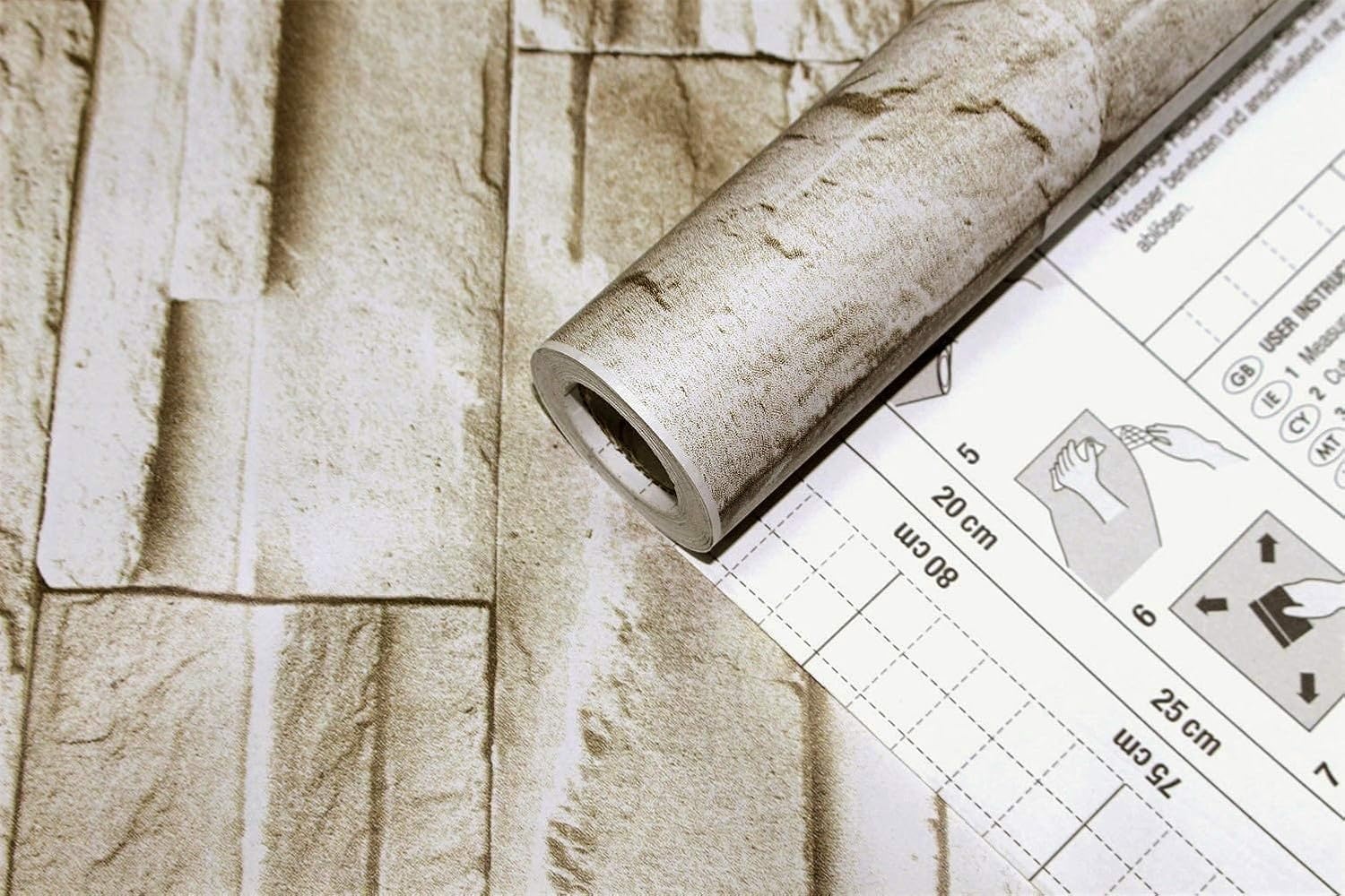 myforHD Behang Beige Baksteen - 30% Korting!