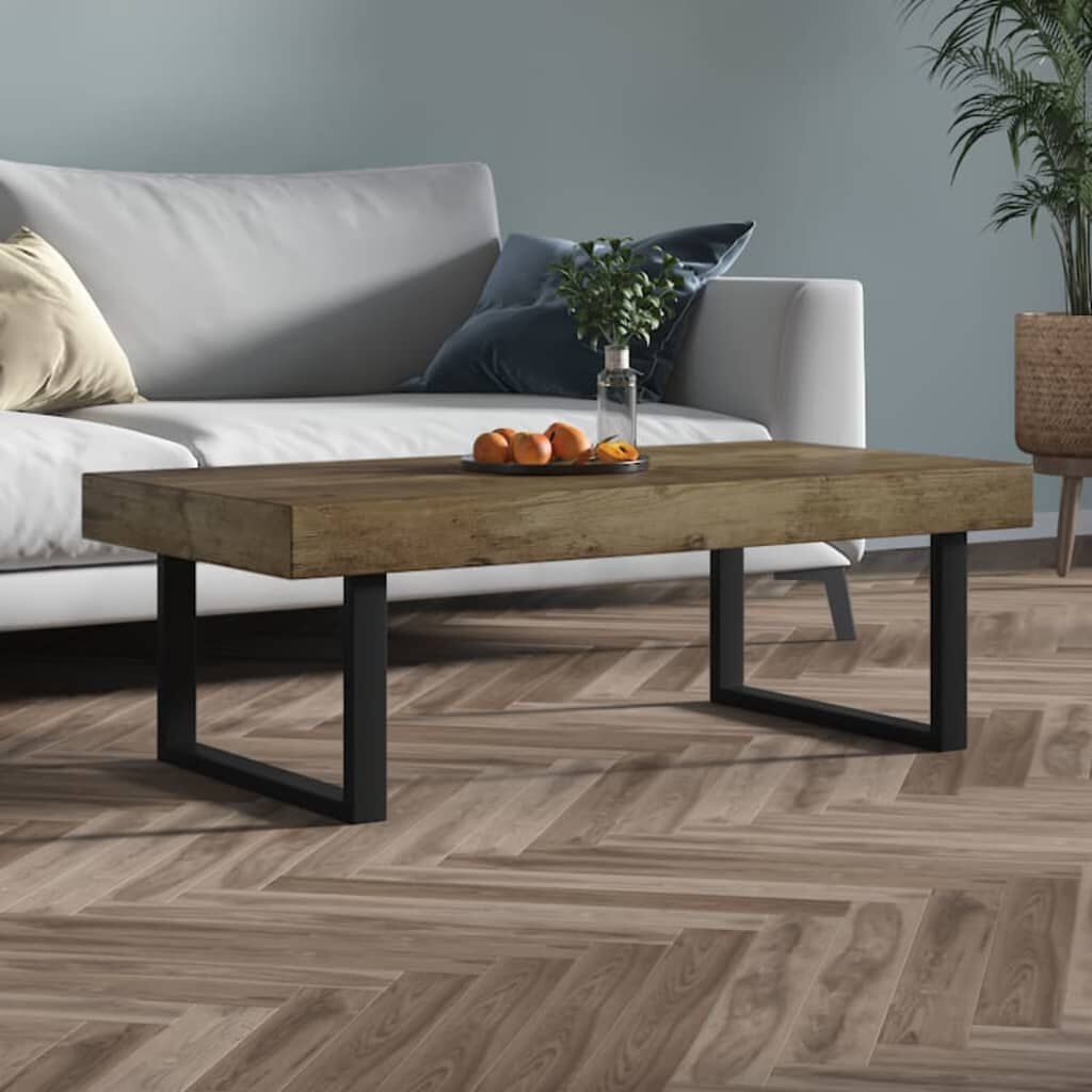 vidaXL Salontafel MDF & IJzer - 35% Korting!