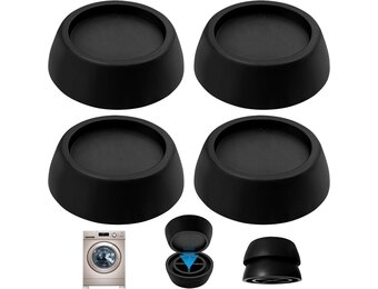 Anti-vibratie pads wasmachine/droger - 4 stuks, 25% korting!