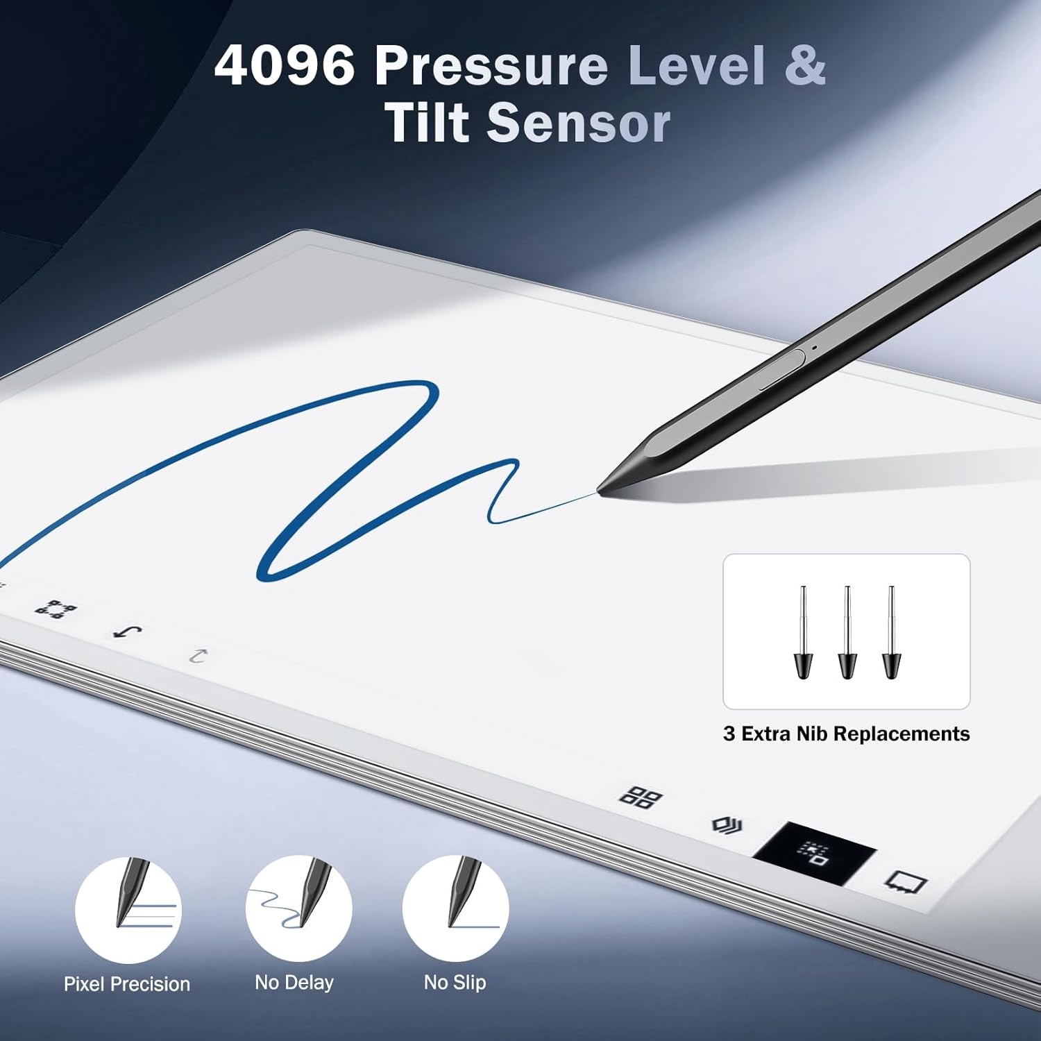 TiMOVO Stylus Pen met Gum voor Remarkable & Fire HD (34% korting)