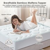 EHEYCIGA Gel Topper 140x190cm - Comfort & Koelte - 35% Korting!