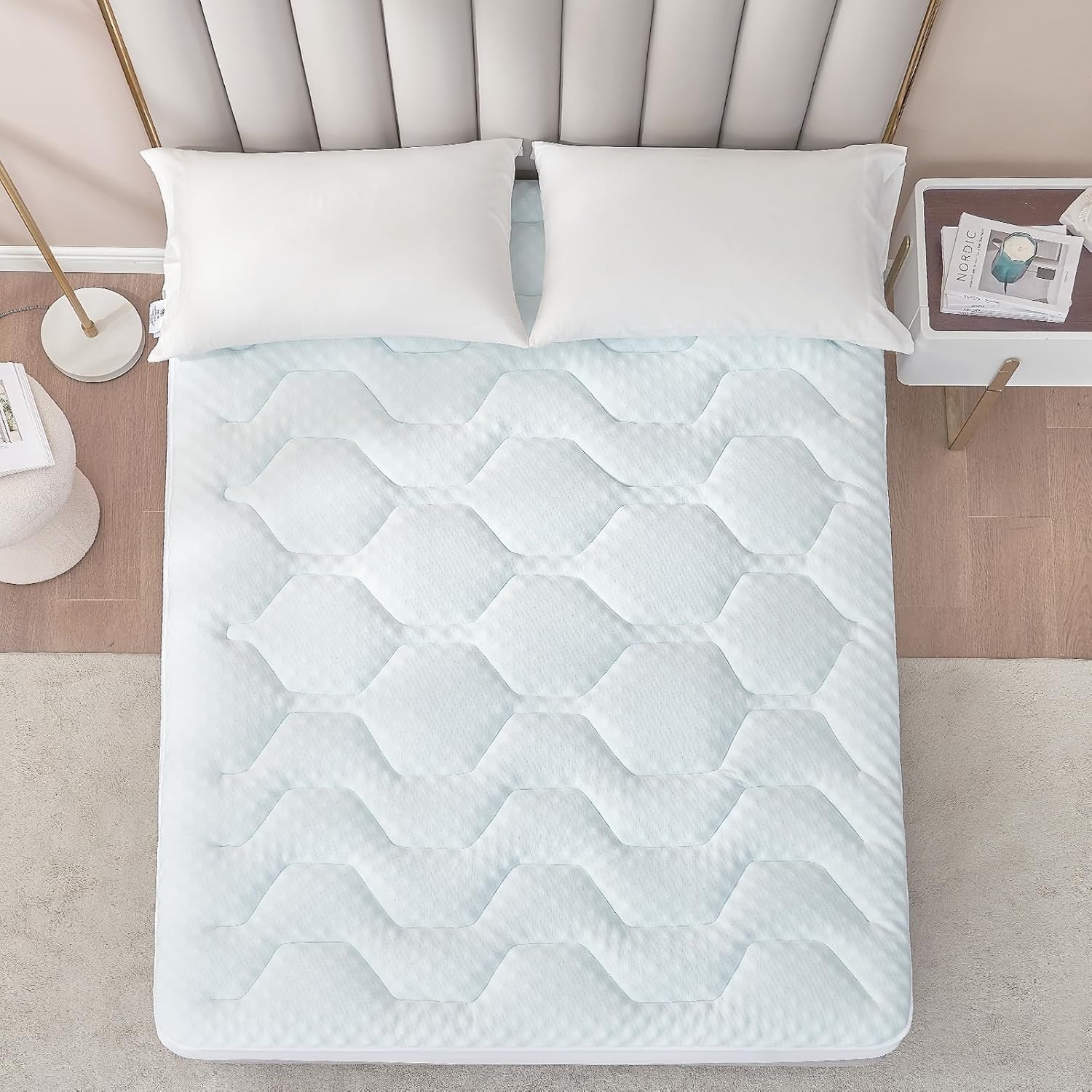 EHEYCIGA Gel Topper 140x190cm - Comfort & Koelte - 35% Korting!
